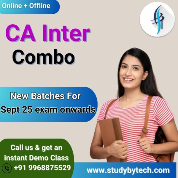 CA Inter classes I May 2025 & Sept 2025