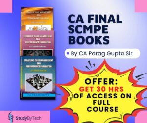CA Final Costing SCMPE Self Study Books by Parag Gupta Sir