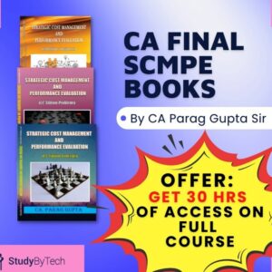 CA Final Costing SCMPE Self Study Books by Parag Gupta Sir