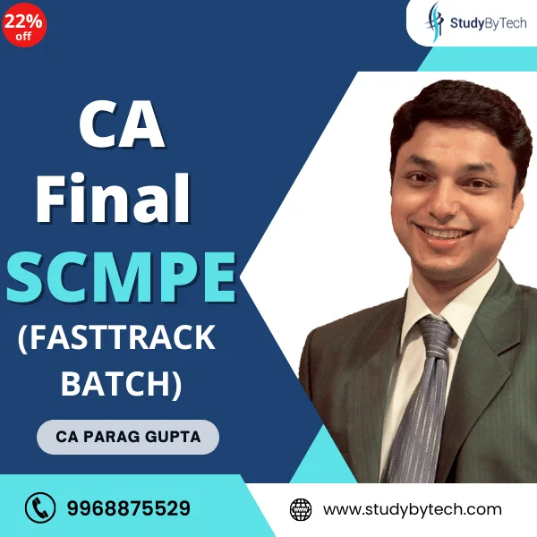 CA Final Costing Fasttrack Batch by Parag Gupta sir