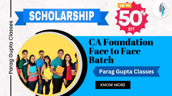CA Foundation Classes by Parag Gupta