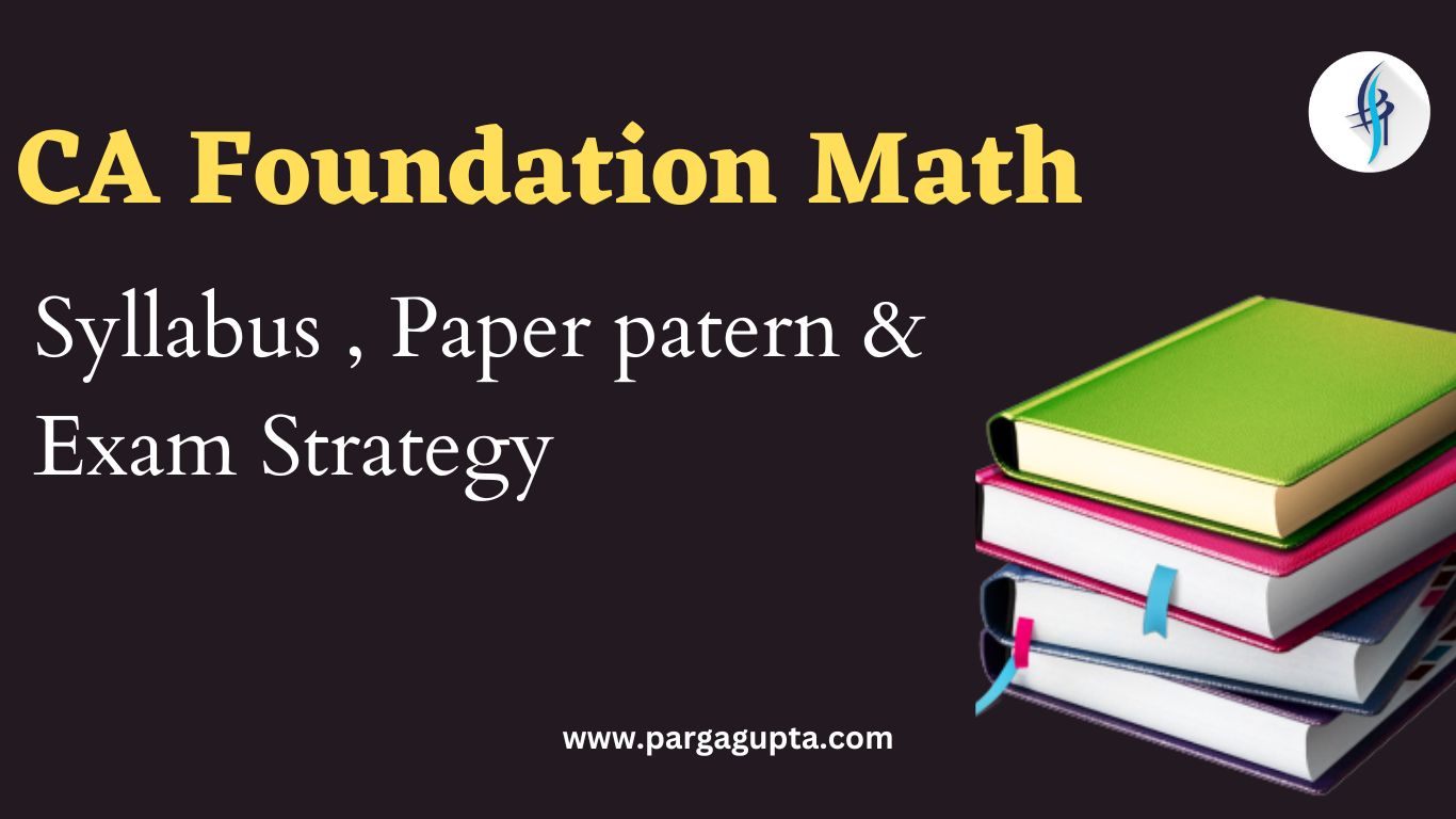 CA Foundation Maths