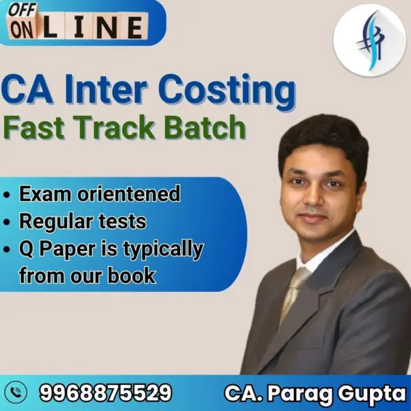 CA Inter Costing Fasttrack batch