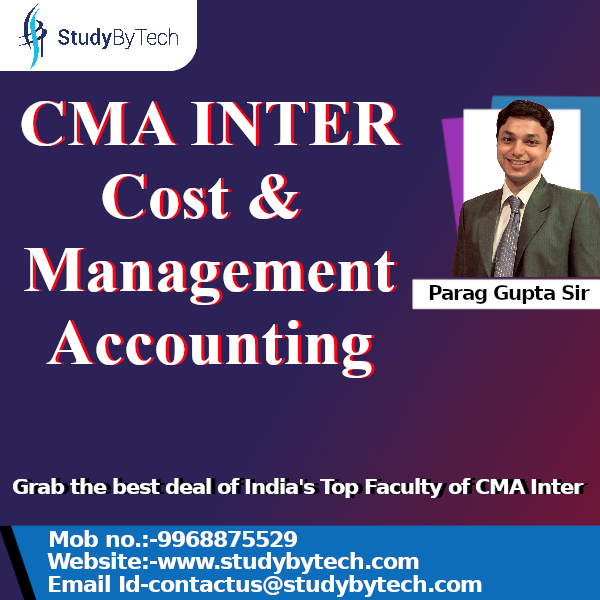 CMA inter Cost & Management Accounting