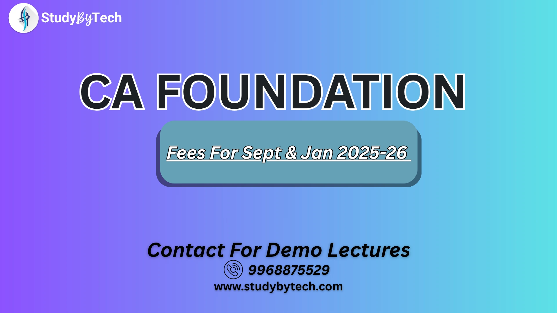 ca foundation fees for sept & jan 2025 -26