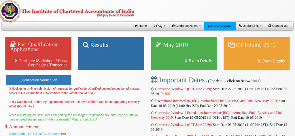 ICAI Dashboard