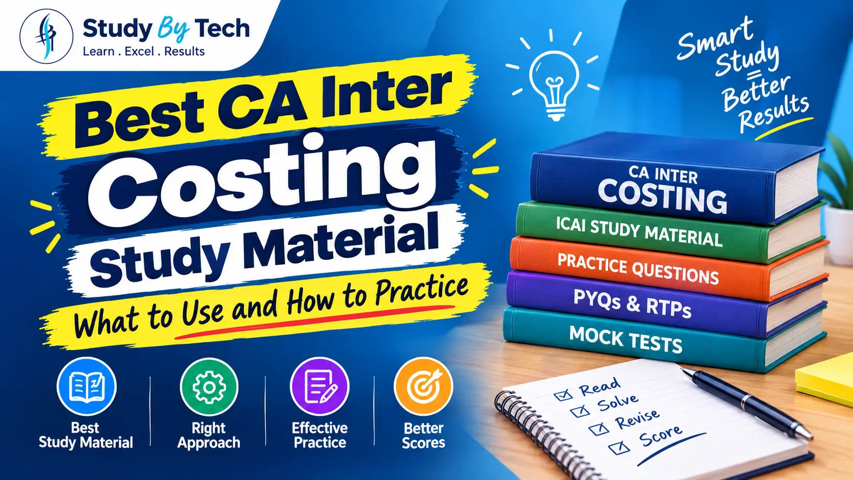 Best CA Inter Costing Study Material: What to Use and How to Practice