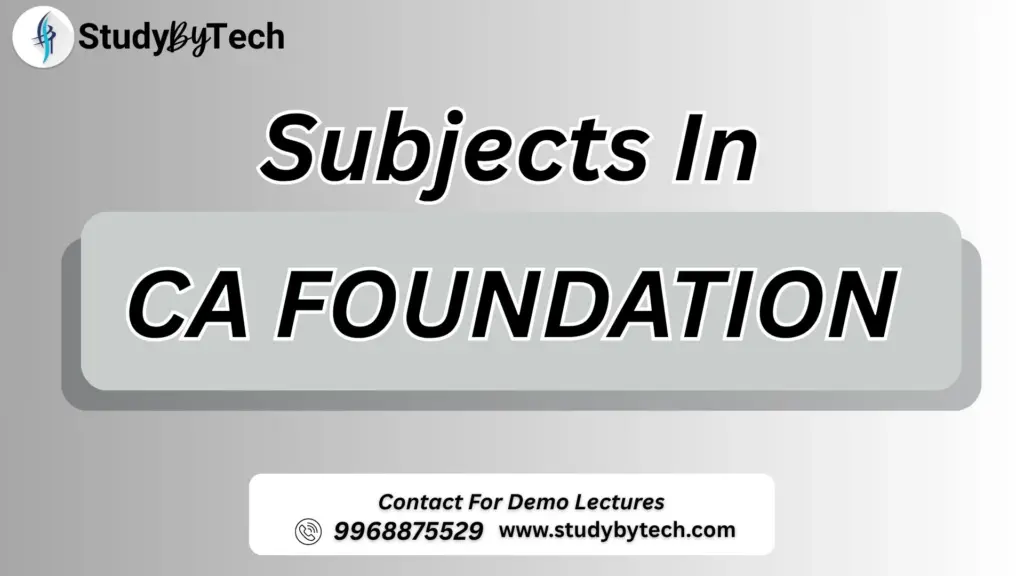 ca foundation subjects