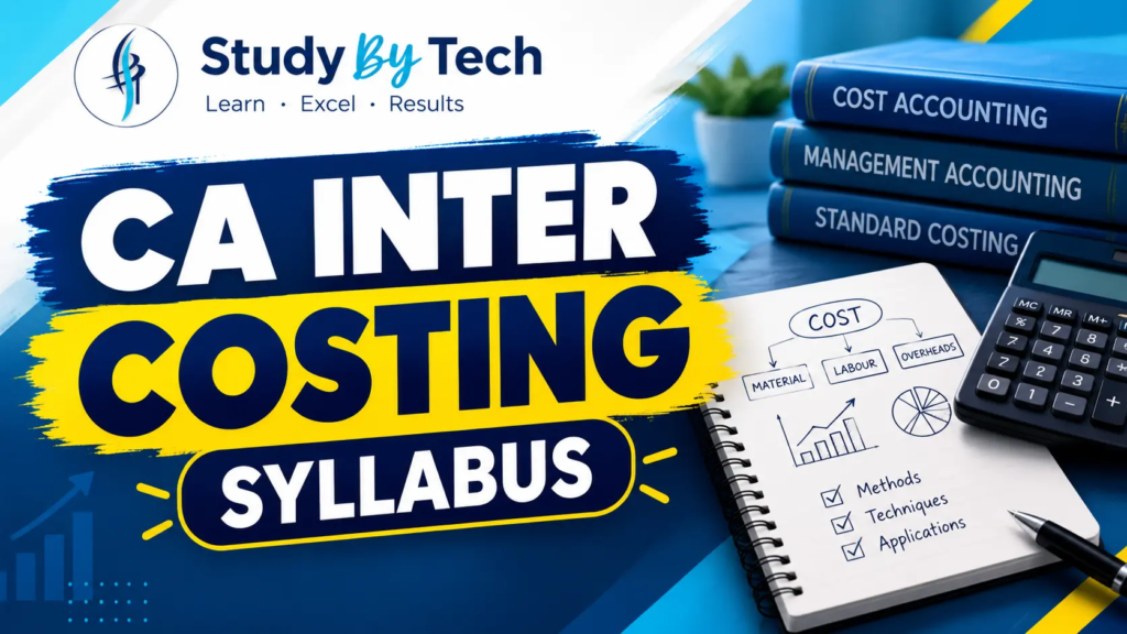 CA Inter Costing Syllabus