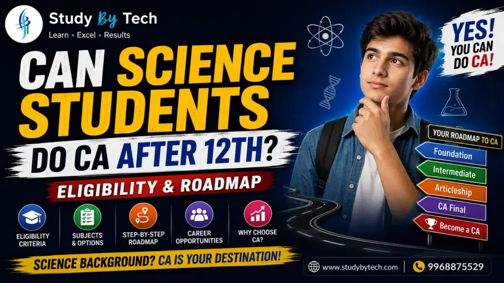 Can Science Students Do CA
