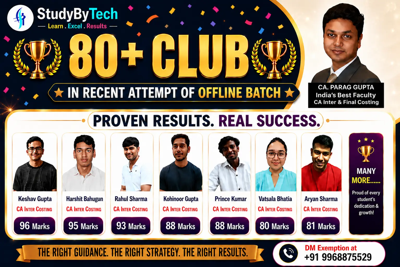 80+ club in last 3 attempts