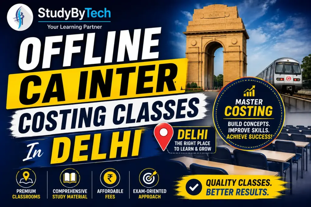 Offline CA Inter Costing Classes in Delhi