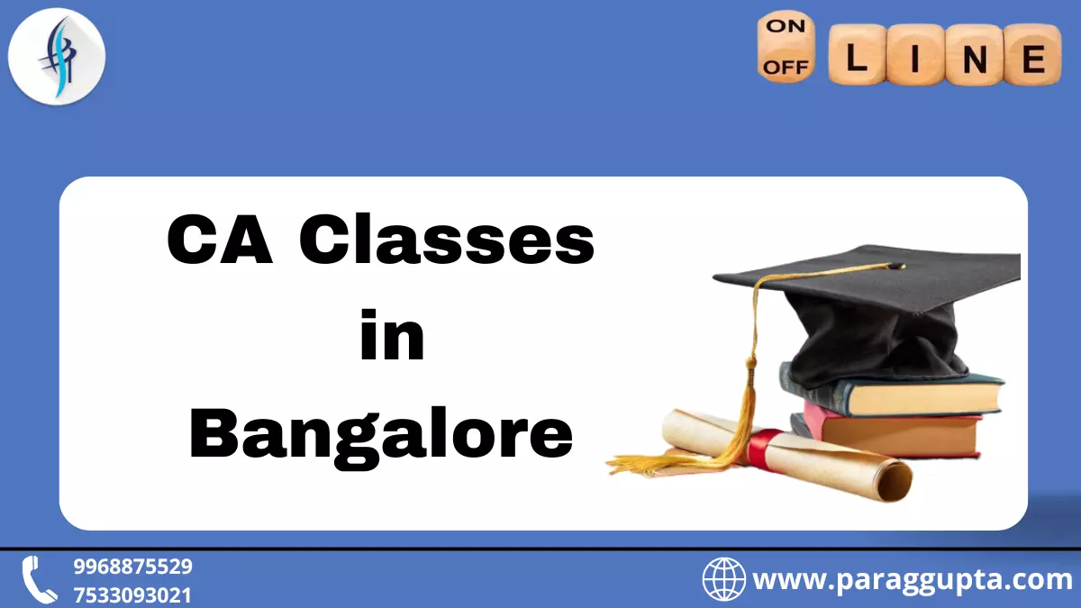 ca coaching classes in Bangalore