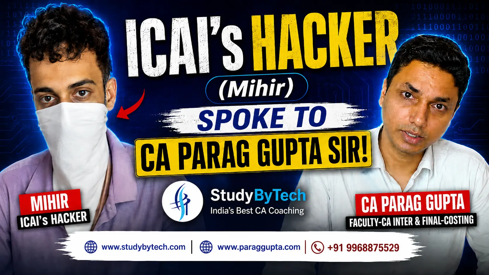 ICAI’s Hacker (Mihir) spoke to CA Parag Gupta sir!