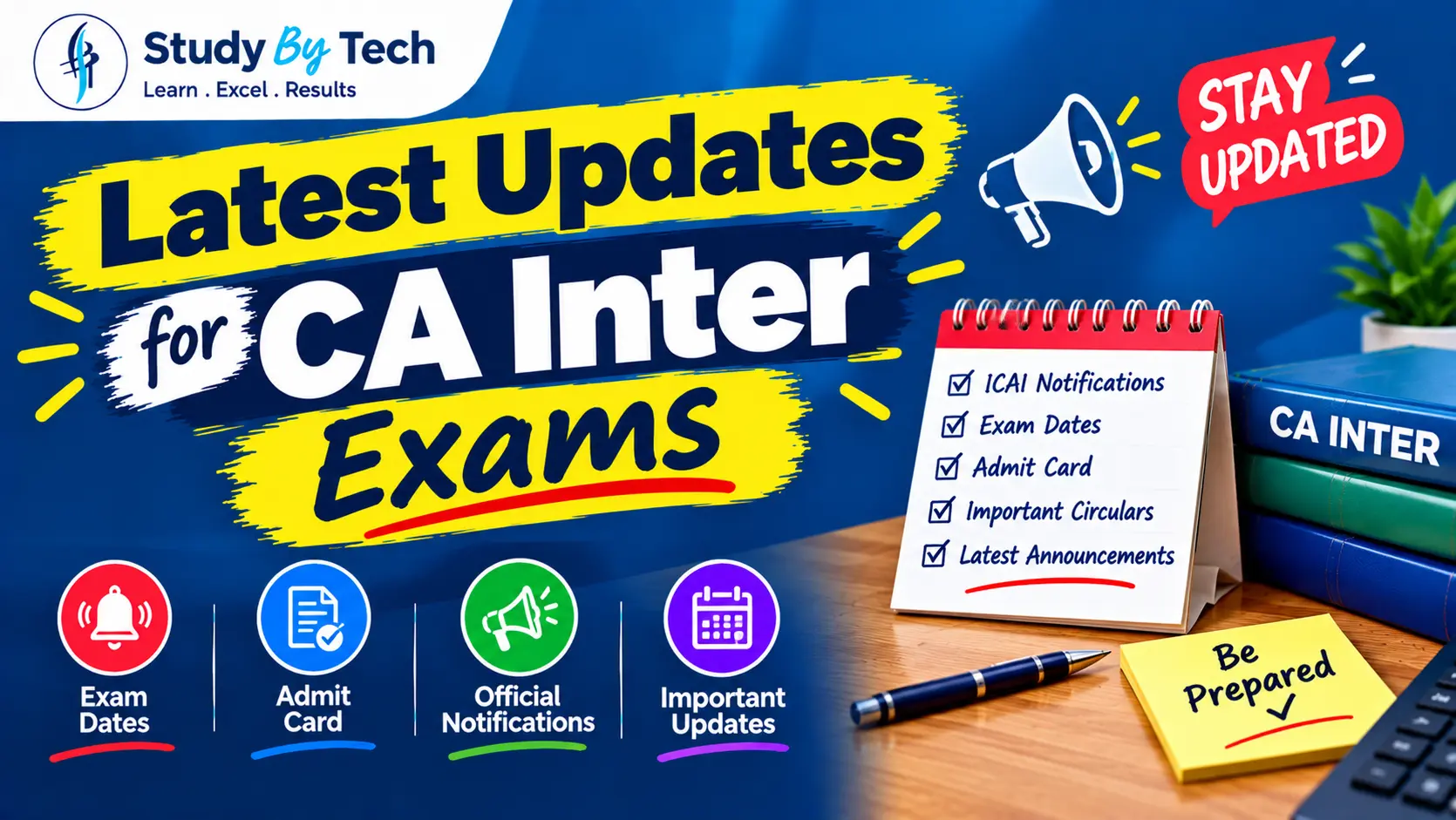 Latest Updates for CA Inter Exams
