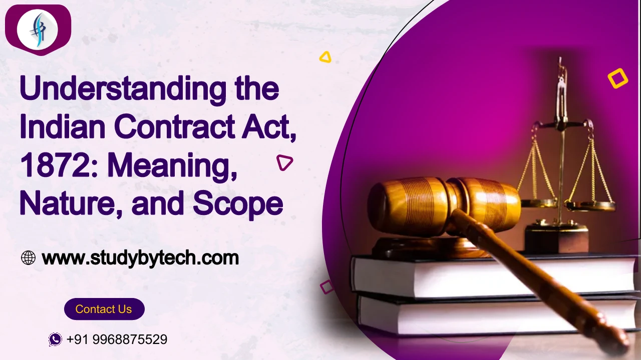 What is Indian Contract Law, 1872?